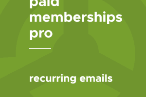 Paid Memberships Pro – Recurring Emails .5.4