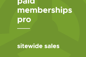 Paid Memberships Pro – Sitewide Sales 1.2.5