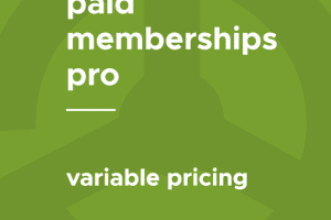 Paid Memberships Pro – Variable Pricing 4.4 会员插件下载
