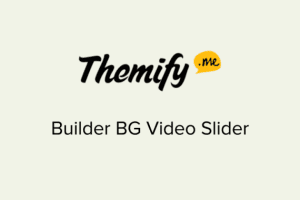 Themify Builder BG Video Slider 2.0.3