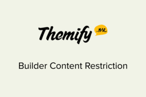 Themify Builder Content Restriction 2.0.1