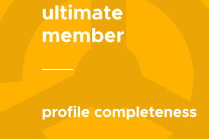 Ultimate Member – Profile Completeness 2.2.3