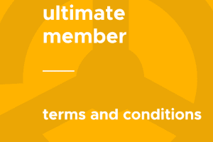 Ultimate Member – Terms and Conditions 2.1.3