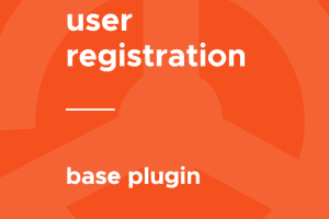 User Registration (Base Plugin) 2.0.5