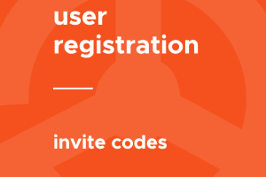 User Registration Invite Codes 1.1.5