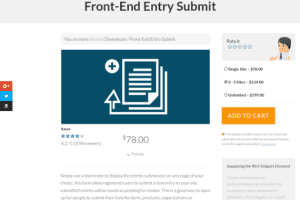 WP Rich Snippets Frontend Entry Submit Addon 1.1