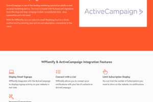 WPFomify Active Campaign Add-On 1.0.2