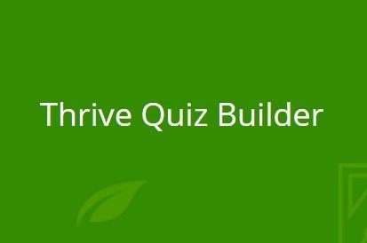 Thrive Quiz Builder 3.9 洞察访问者兴趣插件下载