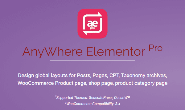 Anywhere Elementor Pro 2.25.0