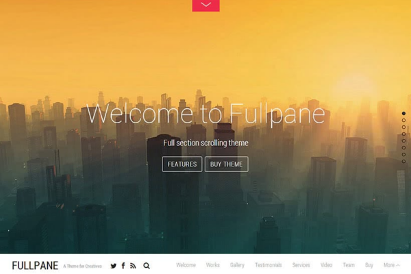 Themify Fullpane WordPress Theme v7.7.0 主题下载