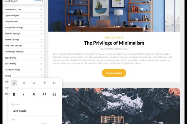SimpleBlogily v111.4 博客主题下载