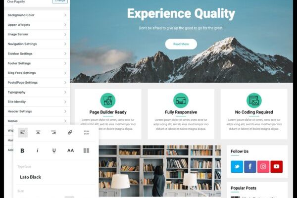 One Pageily 113.1 响应式博客主题