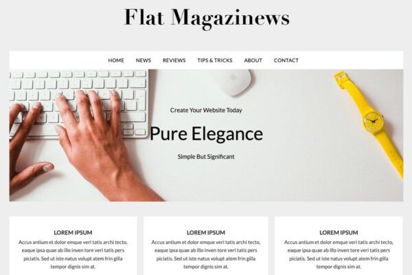 FlatMagazinews 117.6 wordpress 博客主题下载