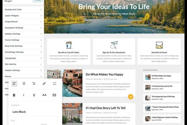 Bloggist v138.8 wordpress 博客主题下载
