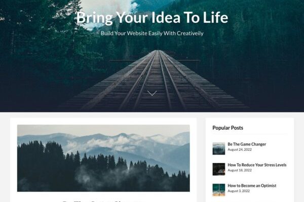 Creativeily v116.4 wordpress博客主题下载