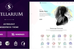 Stellarium Nulled v1.2.8 – 星座和占星术 WordPress 主题下载