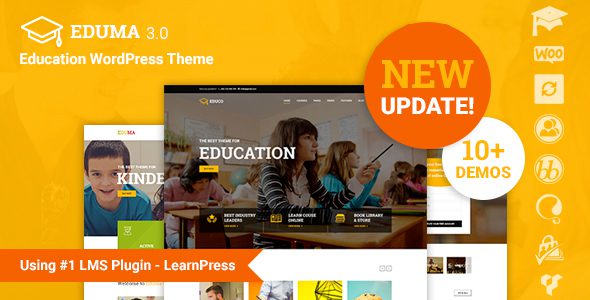 [最新版]Eduma免费下载，已激活 WordPress教育行业主题_芒果运营