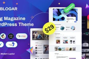 Blogar v1.2.9 WordPress博客主题下载