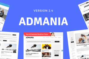 Admania v2.5.1 – 古登堡兼容的WordPress主题下载