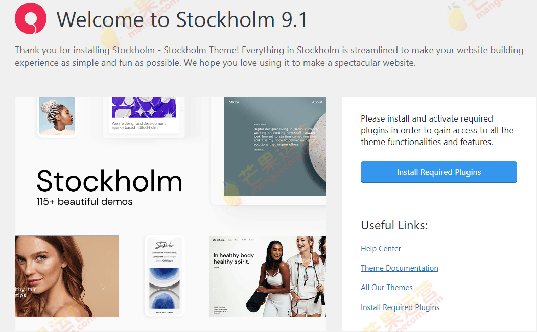 最新版Stockholm 真正的多概念wordpress主题破解版免费下载