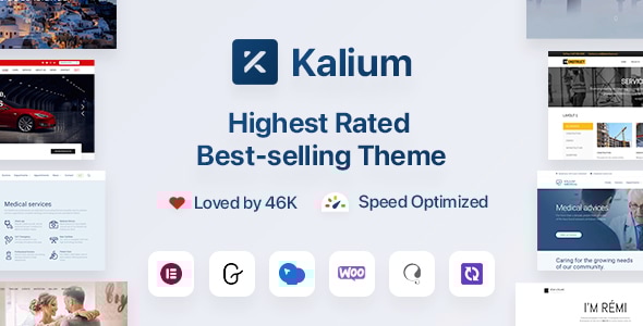 Kalium v3.24 – Creative Template for WordPress主题下载