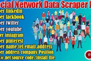 Social Network Data Scraper Pro v.12.01 下载