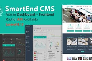 SmartEnd CMS v10.0.4 – Laravel 管理仪表板PHP源码下载