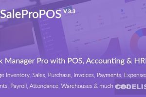 SalePro v5.4.1 – 带有销售点（POS）、人力资源管理（HRM）、会计功能的库存管理系统源码下载