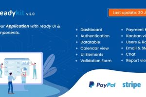 ReadyKit v2.9 – 适用于 Laravel + Vue 应用程序开发的管理和用户仪表板模板（带功能） 源码下载