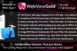 WebViewGold for iOS v.14.4 将网站转变成ios移动应用app源码下载