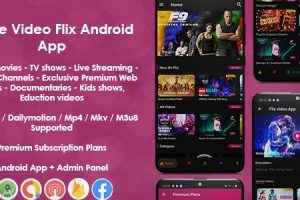 Prime Video Flix App v.8.2  – 付费视频流媒体app源码下载