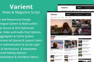Varient v2.3 新闻杂志PHP源码下载