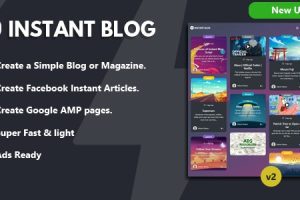 Instant Blog v3.3 – 文章博客、Google AMP源码下载