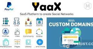 YaaX v.1.4.0 – 创建社交网络的 SaaS 平台源码 – 带有自定义域免费下载