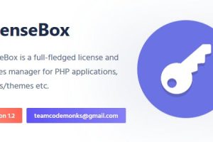 LicenseBox v.1.6.4 – PHP 许可证和更新管理器源码下载