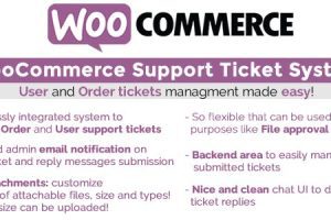 WooCommerce Support Ticket System v.14.8 插件免费下载破解
