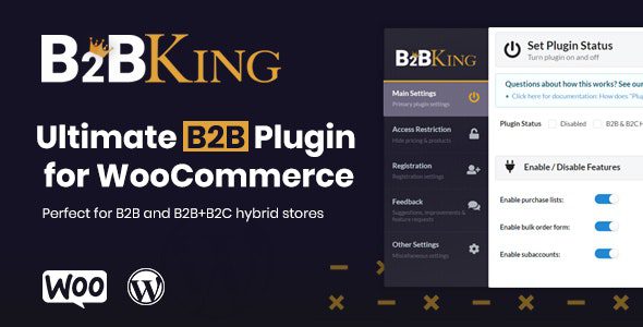 B2BKing v4.3.05 终极 WooCommerce B2B 和批发商城插件下载