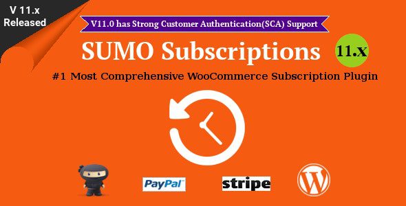 SUMO Subscriptions v14.0 WooCommerce 订阅系统插件下载