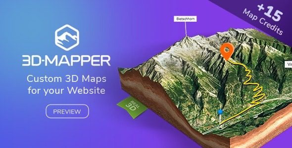 3D Mapper v.1.0 WordPress3D地图插件下载