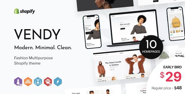 Vendy v4.0.2 多用途 Shopify 时尚主题
