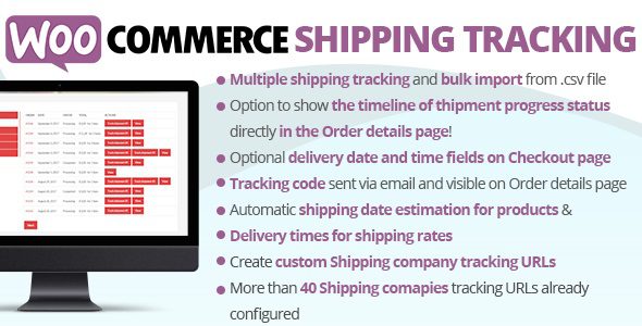WooCommerce Shipping Tracking v32.5 物流追踪插件下载