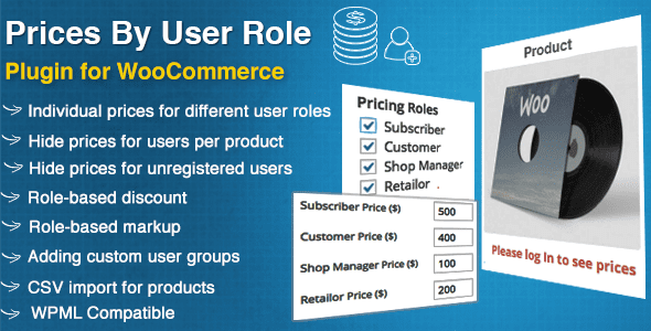 Prices By User Role for WooCommerce v5.1.0根据用户角色展示不同价格插件下载