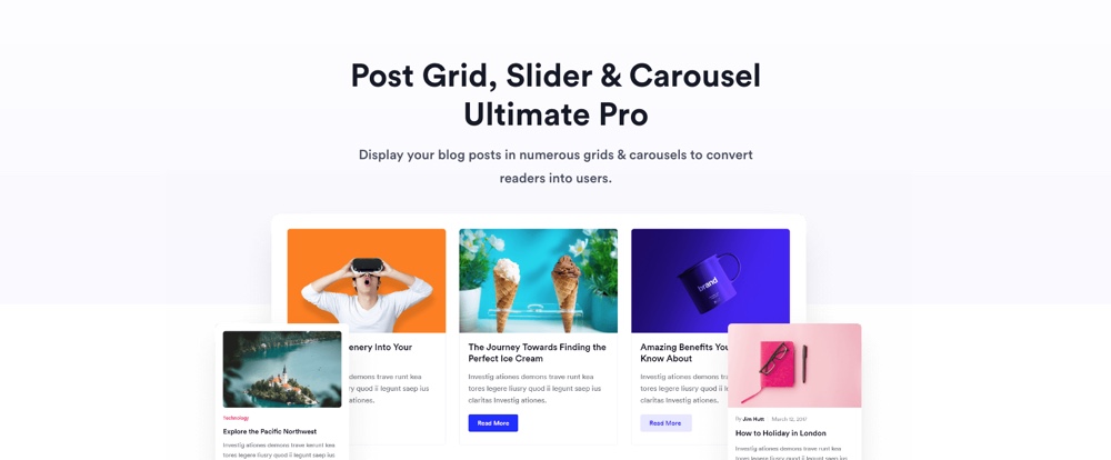 Post Grid, Slider & Carousel Ultimate