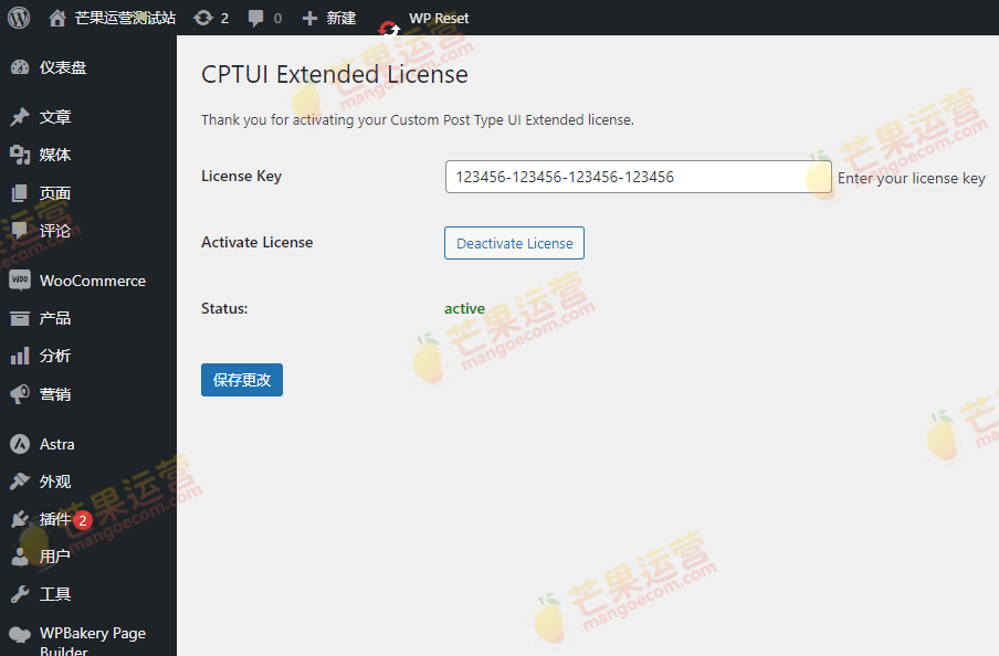 Custom Post Type UI Extended 自定义文章类型用户界面插件拓展破解版下载