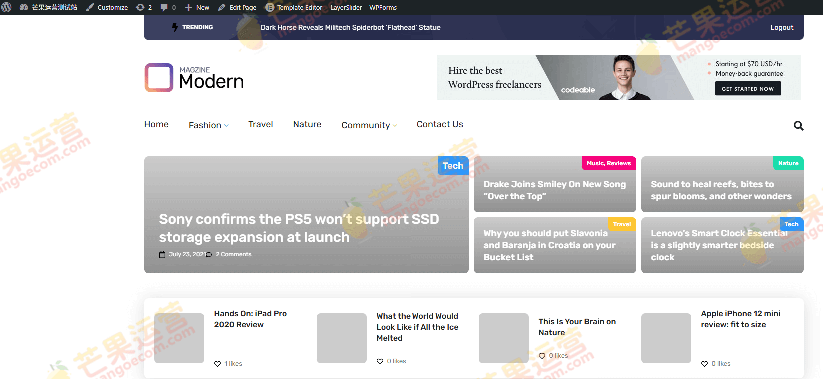 Magzine Nulled Elementor新闻网站或评论主题破解版下载