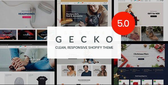 Gecko v6.2.1 响应式 Shopify 主题下载 – RTL 支持