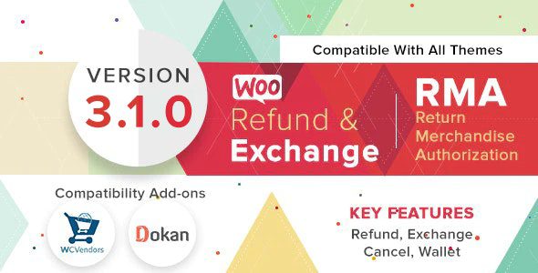 WooCommerce Refund And Exchange With RMA v.3.2.1 退款换货插件下载