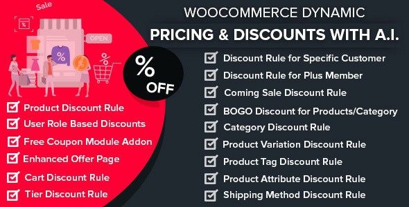 WooCommerce Dynamic Pricing Discounts with AI v2.2.0 动态价格折扣插件下载