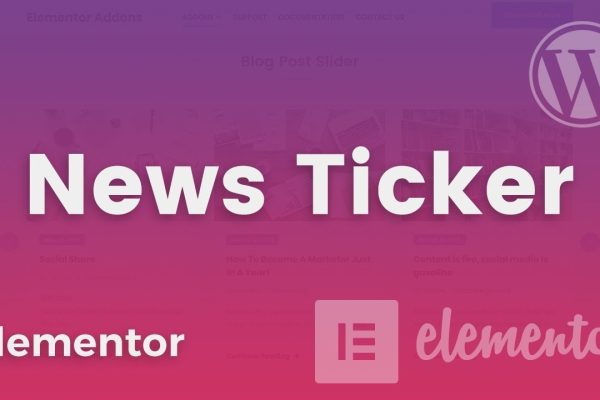 News Ticker For Elementor v.1.3.2 插件下载