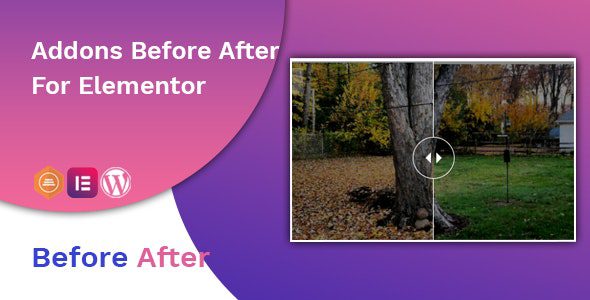 Before After Image Slider Elementor Addon v1.0.1 图片前后对比插件下载
